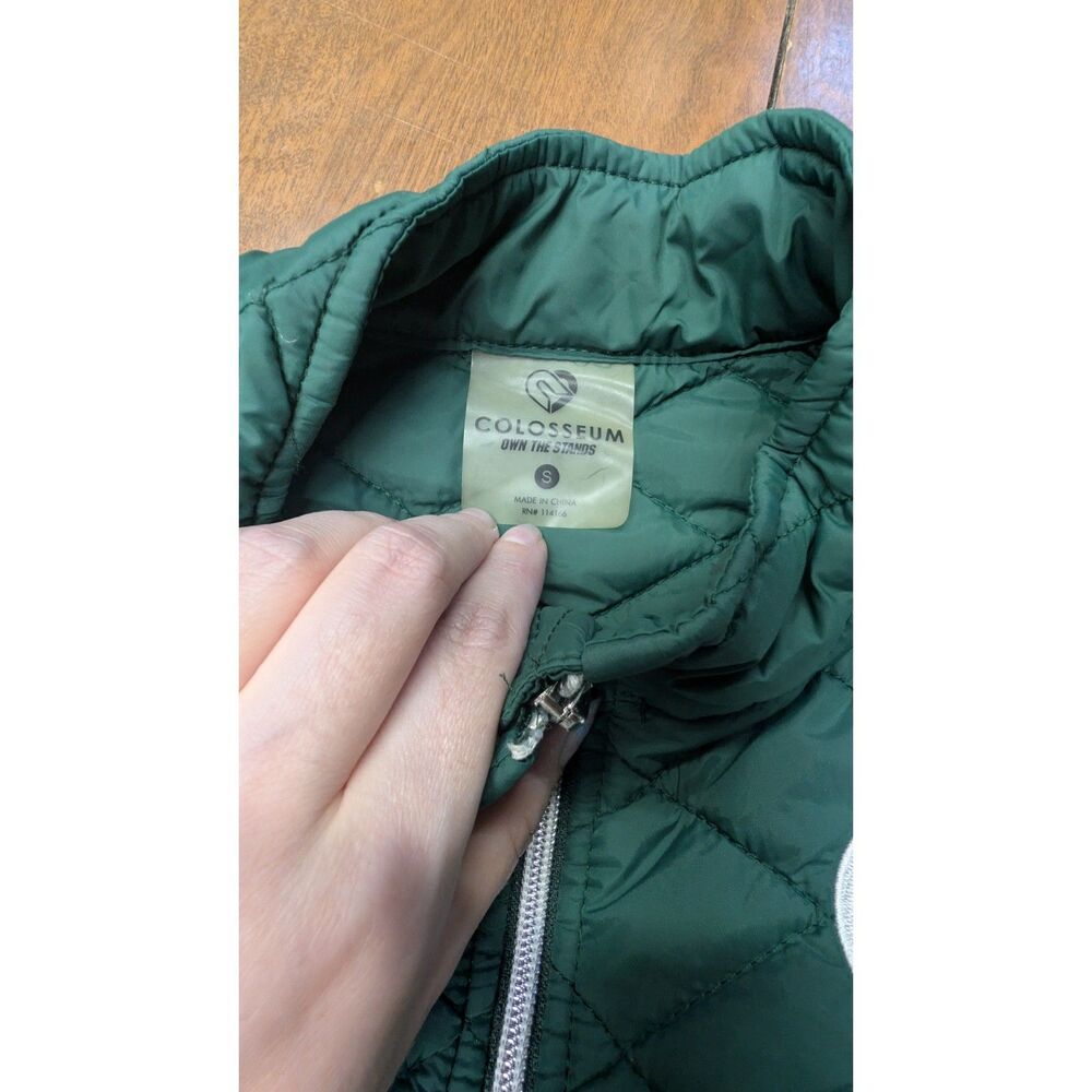 Colosseum Michigan State Spartans Women's Quilted Full Zip Vest - Size Small